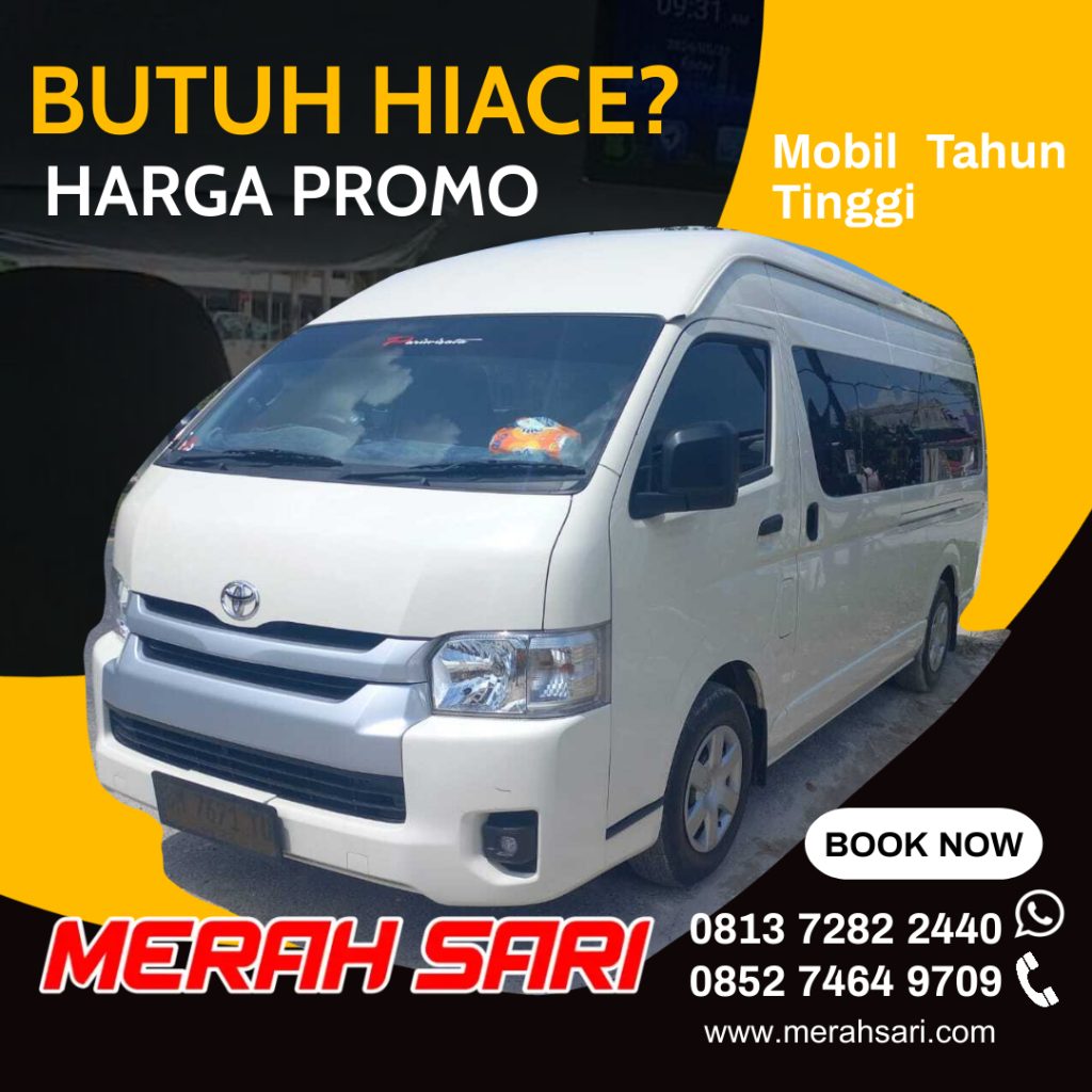 sewa hiace pekanbaru padang