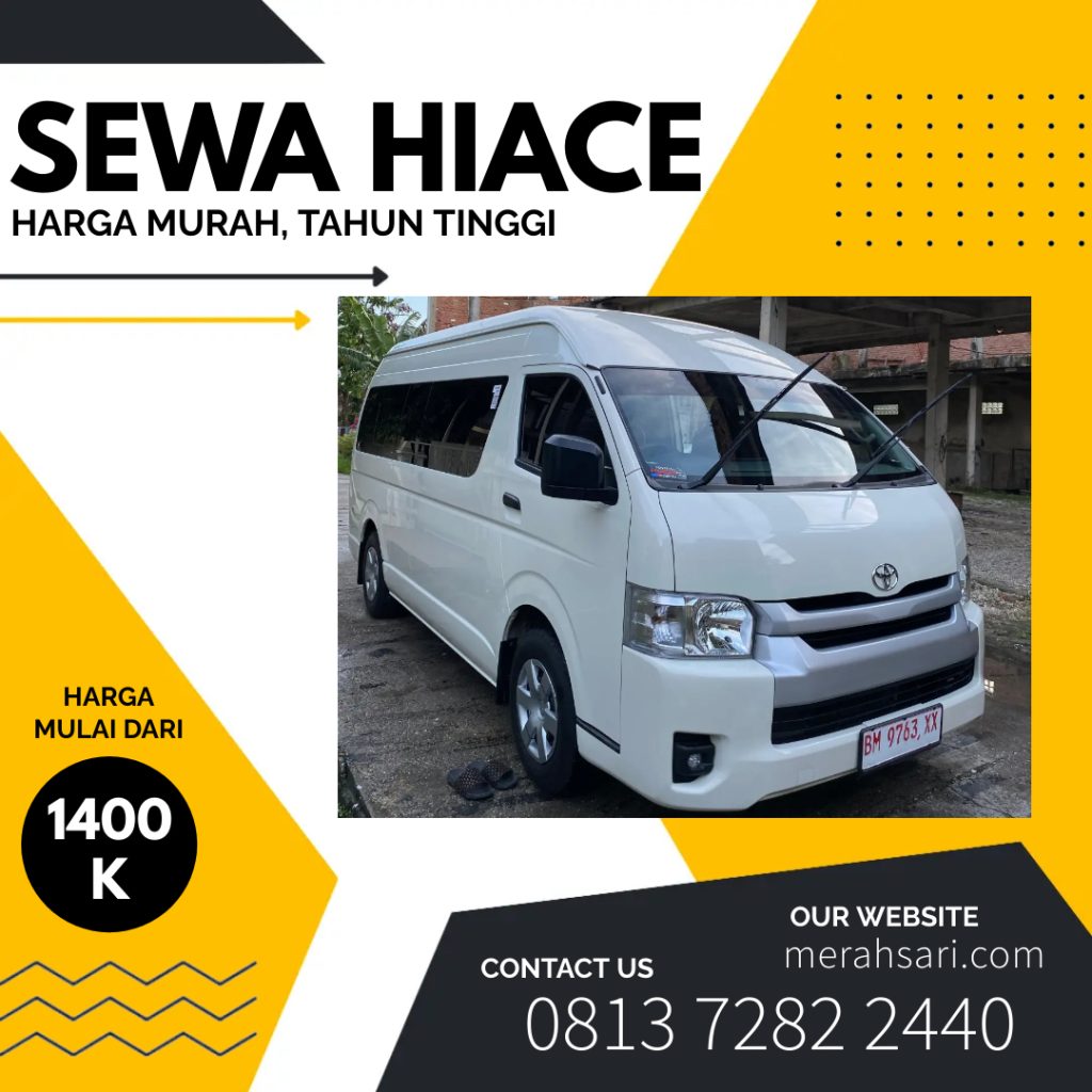 sewa hiace pekanbaru aceh