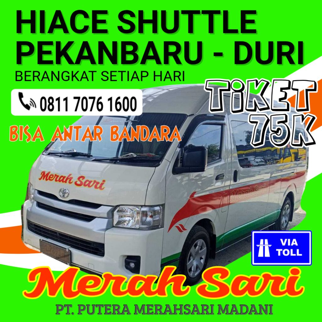 Hiace Shuttle Pekanbaru Duri