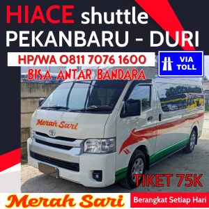 Hiace Shuttle Duri ke Bandara